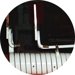 Fabricação de bobina com cobre eletrolítico para forno à indução e isolação das espiras com Nylon Rilsan Fabricação de bobina com cobre eletrolítico para forno à indução e isolação das espiras com Nylon Rilsan